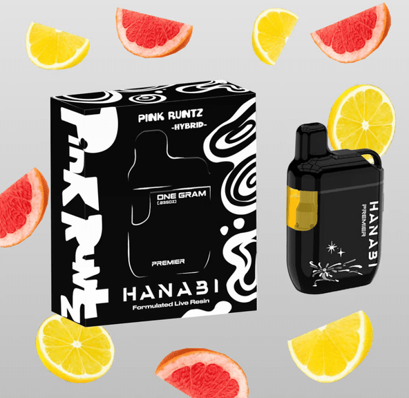 Hanabi Live Resin AIO Vape Pink Runtz 1g