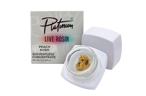 Platinum Rosin Badder Peach Kush 1g