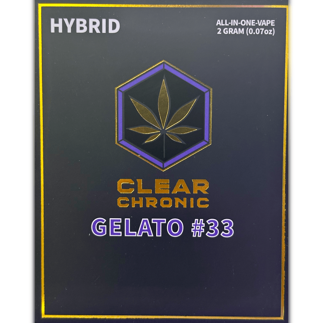 Clear Chronic 2G - Gelato #33