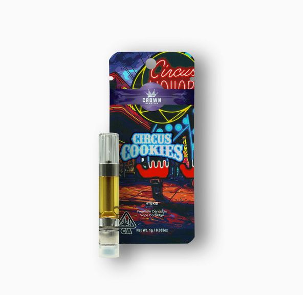 Crown | Vape Cart | 1g | Distillate | Circus Cookies