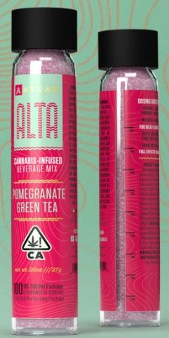 [Atlas] THC Beverage Mix - 100mg - Pomegranate Green Tea (H)