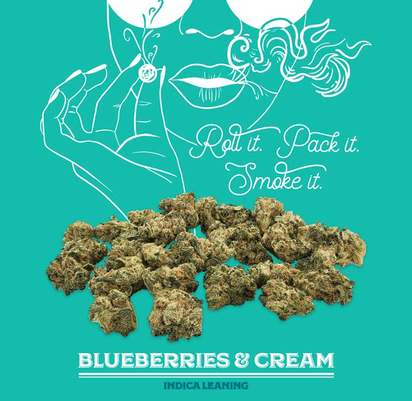 WCTC Best: 1/8 Flower - Blueberries and Cream (Indica), 3.5g