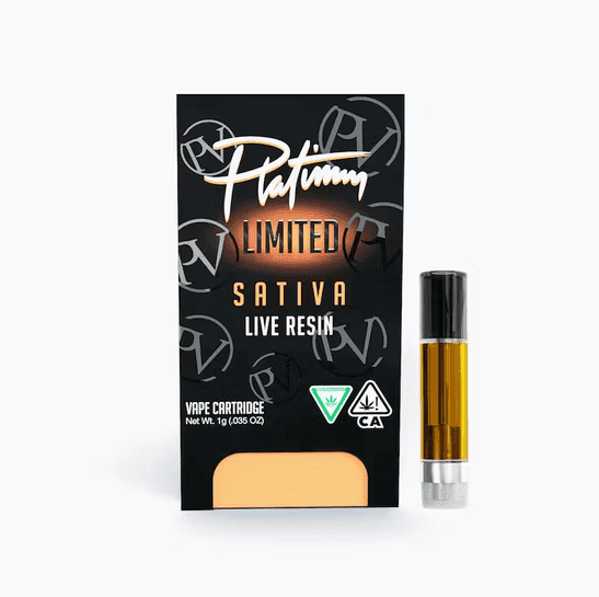 Platinum Live Resin Cartridge Banana OG 1g