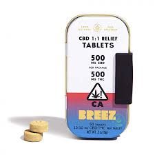 BREEZ - Edible - Mints - Relief - CBD - 1:1