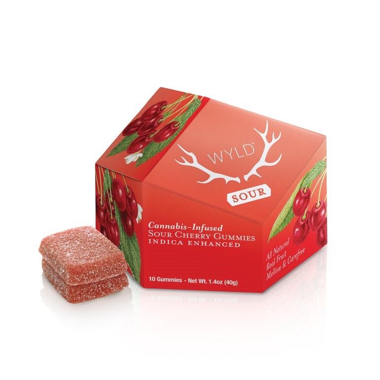 Wyld Fruit Chews Sour Cherry 100mg
