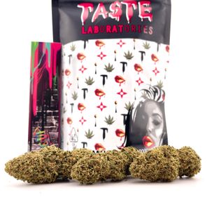Deal! $99 1 oz. Push Pop (26.01%/Indica) - Taste + The Drip Edition Rolling Papers