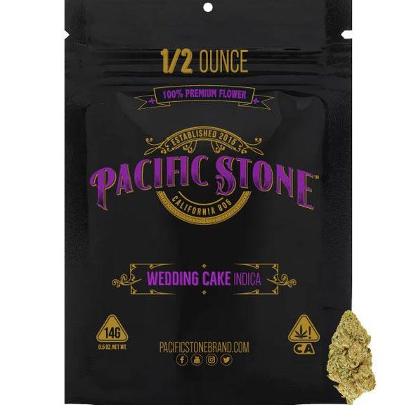 Pacific Stone Flower 14.0g Pouch Indica Wedding Cake