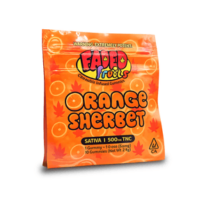 Faded Fruits Gummies 500mg - Orange Sherbert (S)
