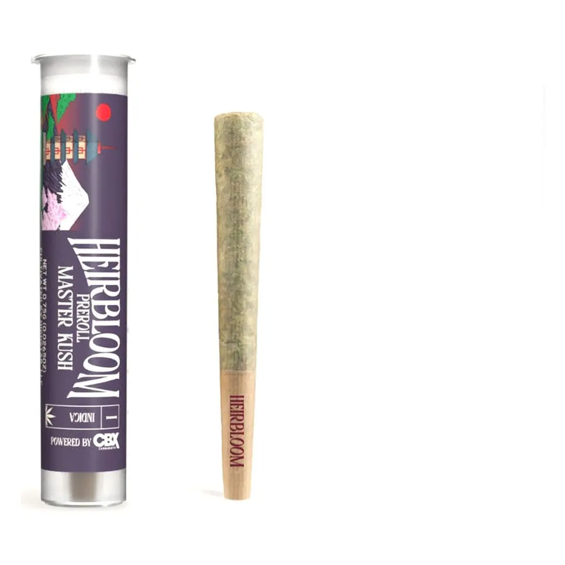 Heirbloom Pre-Roll Master Kush 0.75g
