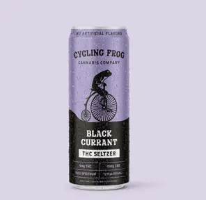 CF 5mg THC Black Currant Seltzer, Single