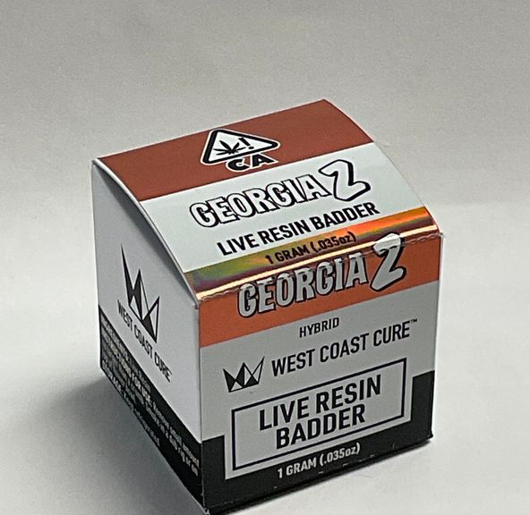 West Coast Cure Georgia Z 1g Live Resin Badder