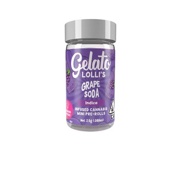 Gelato Infused Mini Pre-roll Pack Grape Soda 3g