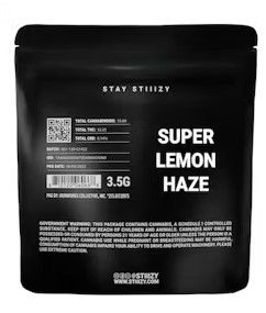 [STIIIZY] Black Label Flower - 3.5g - Super Lemon Haze (S)