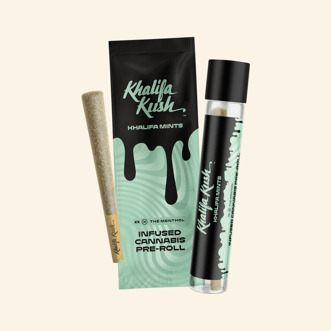 Pre roll- Khalifa Mintz Infused 1g