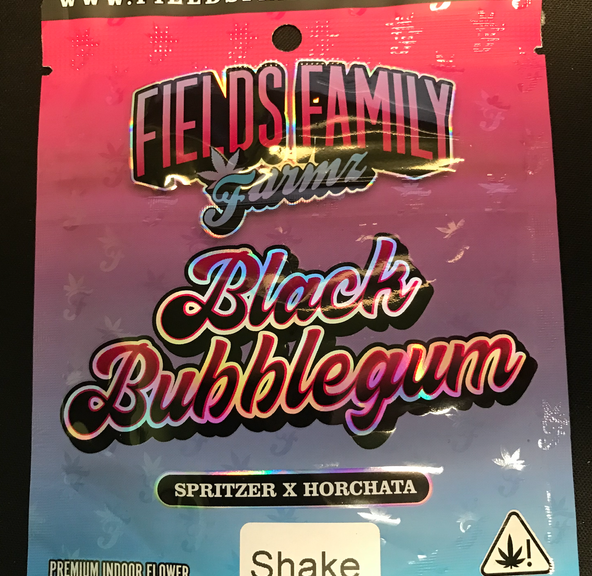 Fields Family Farmz Black Bubblegum 3.5g Shake 28%