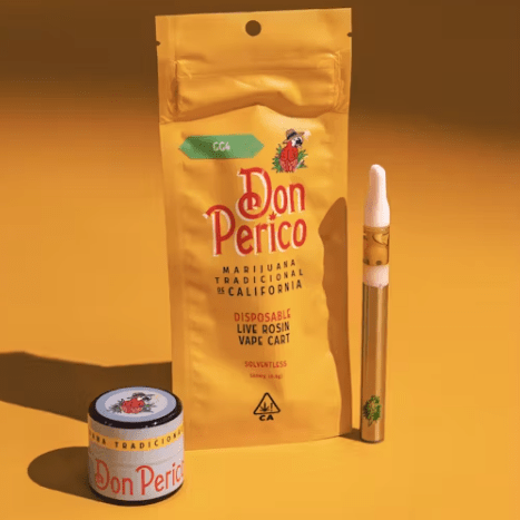 Don Perico - Live Rosin All-in-One Vape - Grapes and Cream - .5 g