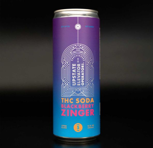 Blackberry Zinger | 5mg Soda | Upstate Elevator x Novel Bev. Co.