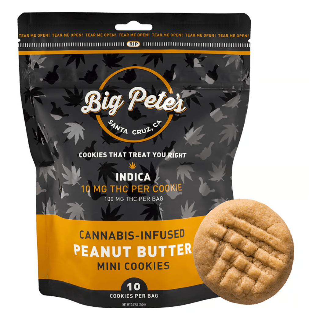 Big Pete's - Peanut Butter Cookies (Indica 10pk)
