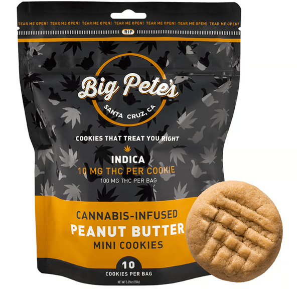 Big Pete's - Peanut Butter Cookies (Indica 10pk)