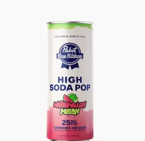 Cannabis Infused High Soda Pop - Watermelon Melon | 25mg | Single 355.00 g