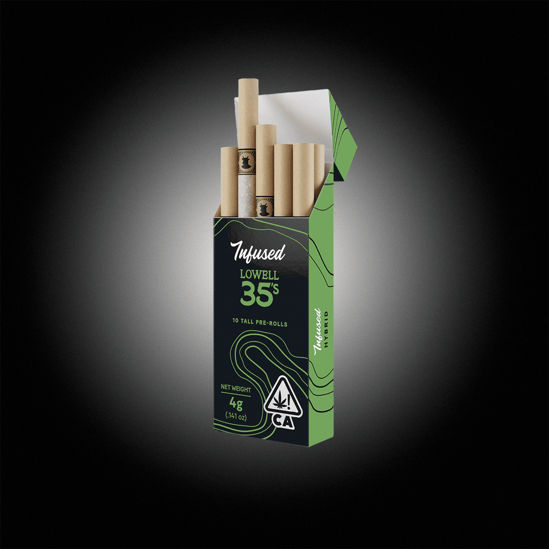 Lowell Infused 35's | 4g Pre-Roll Pack | Mind Safari Hybrid