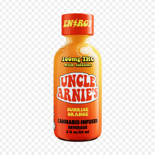 Uncle Arnie's Shot Sunrise Orange with Caffeine 100mg