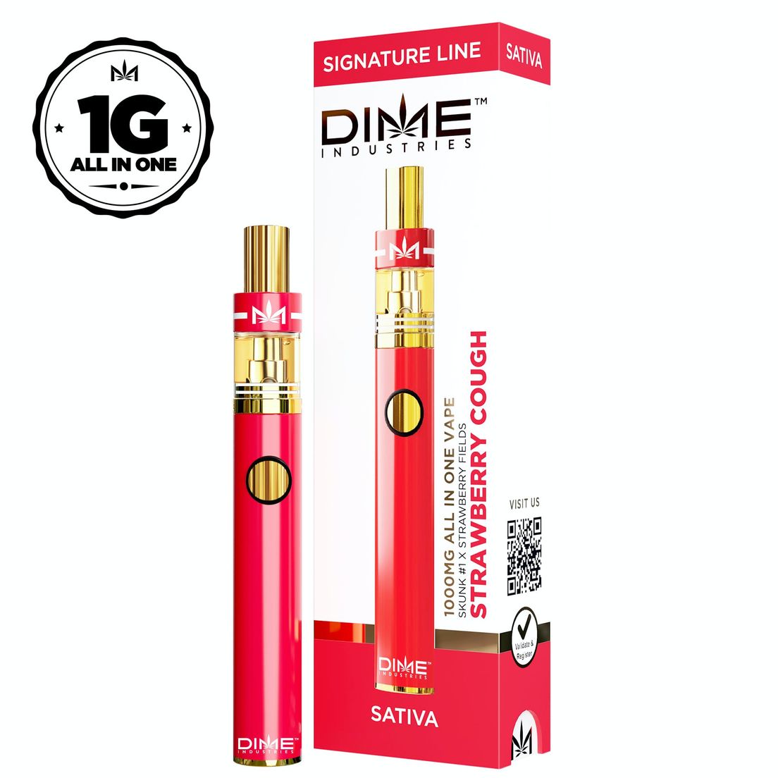 Dime Disposable Strawberry Cough $32