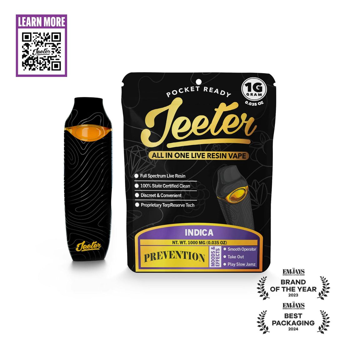 Jeeter - AIO Live Resin - 1g - Prevention