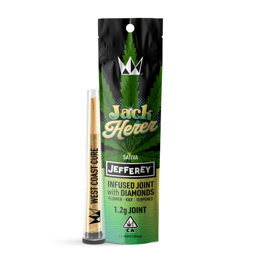 West Coast Cure Jefferey Infused Pre-roll Jack Herer 1.2g