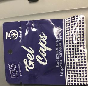 5 Leaf labs Gel Cap 20:20:5mg THC:CBD:CBN 5 pack