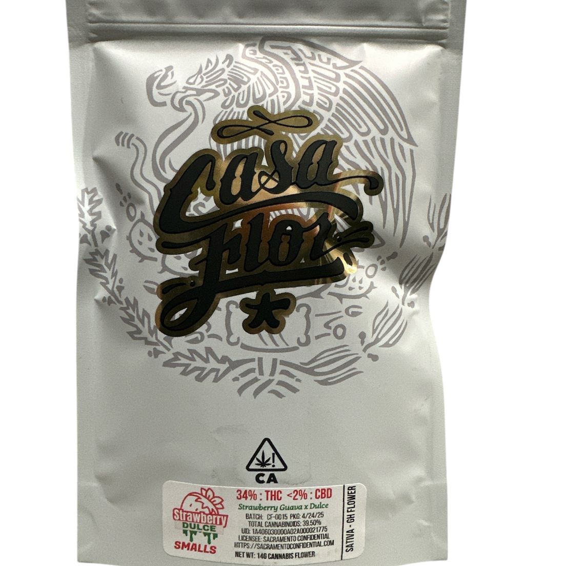Casa Flor - Strawberry Dulce Smalls 14g