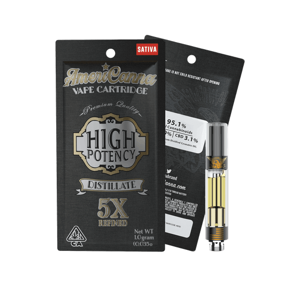 AmeriCanna Jack Straw 1g Cartridge 91%