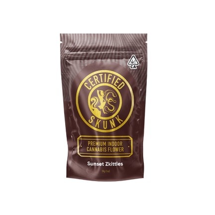 Certified Skunk Premium Indoor Flower Sunset Zkittles 28g at Kolas