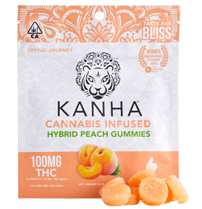 Kahna Hybrid Peach (100 mg) Gummies