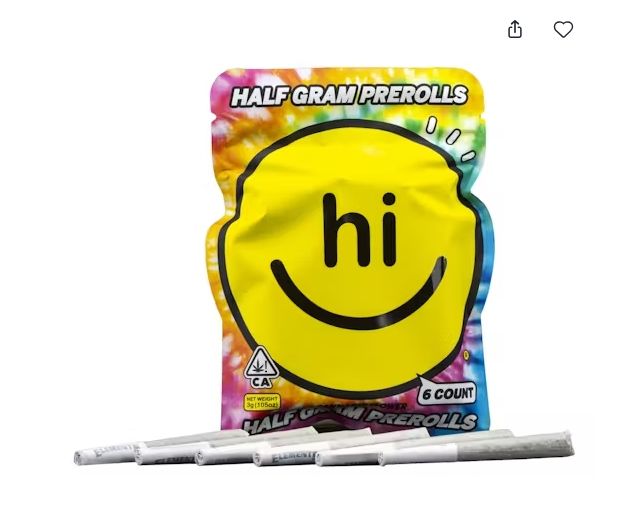 Hi Canna - Grape Pie 6pk Prerolls 3g