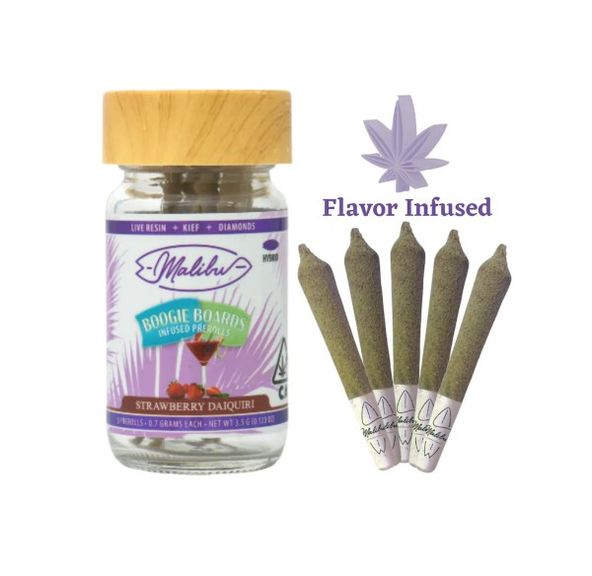 Malibu Strawberry Daiquiri 5pk Infused Prerolls