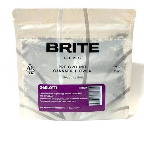 A. Brite 14g Pre-Ground Shake - Quality 7.5/10 - Garlotti