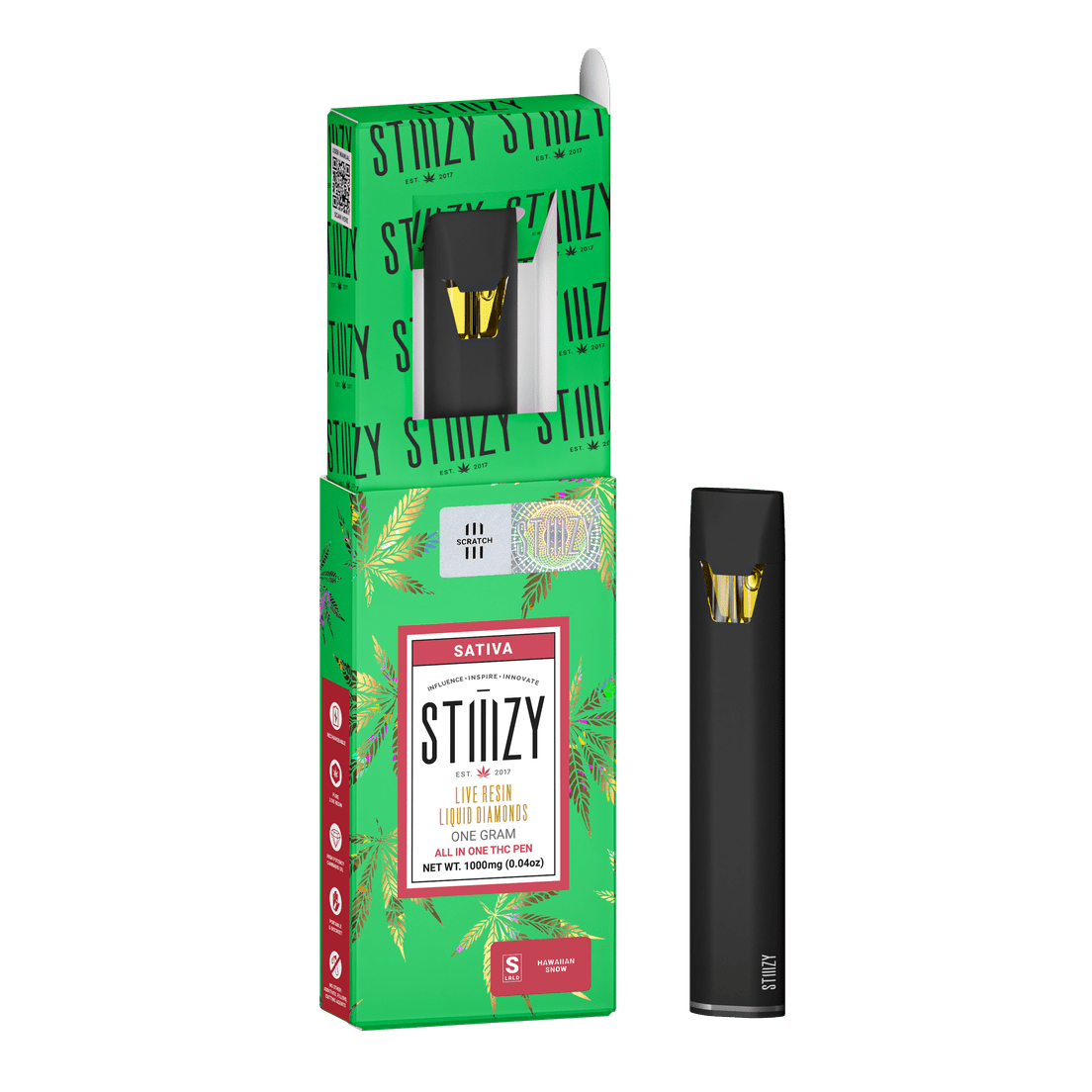 STIIIZY - 1G LQD POD - HAWAIIAN SNOW 1g