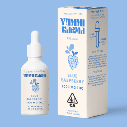 Blue Raspberry 1000mg Cannabis Tincture