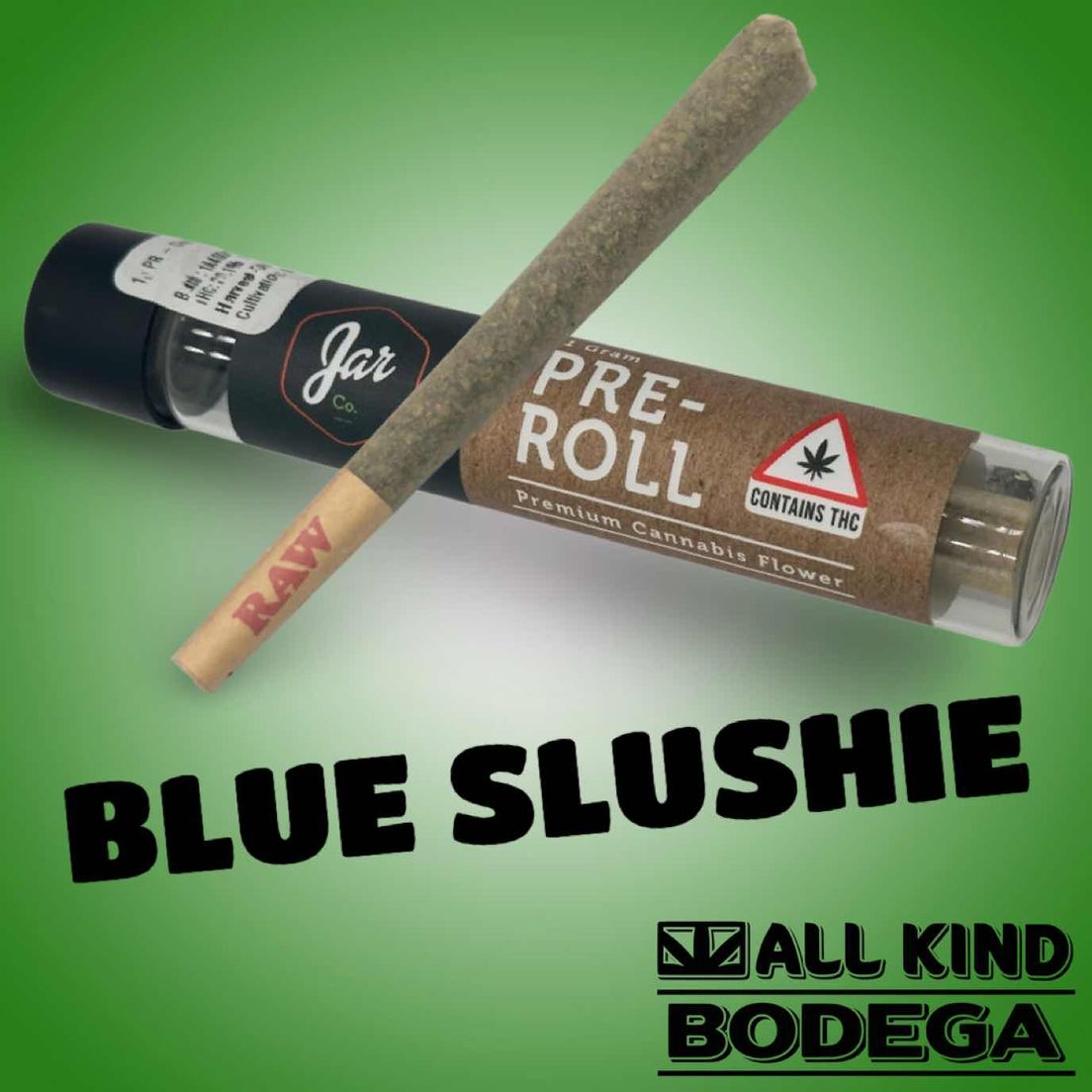 Blue Slushie 1g Preroll (@jarcannabis2.0)