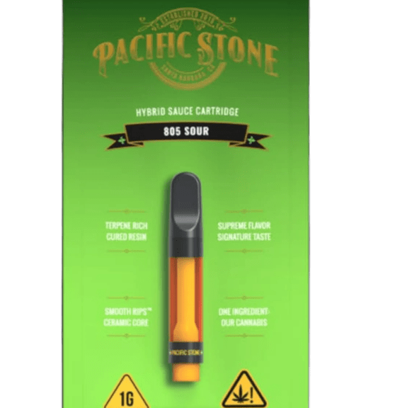 Pacific Stone Smooth Rips Cartridge 1.0g Hybrid 805 Sour