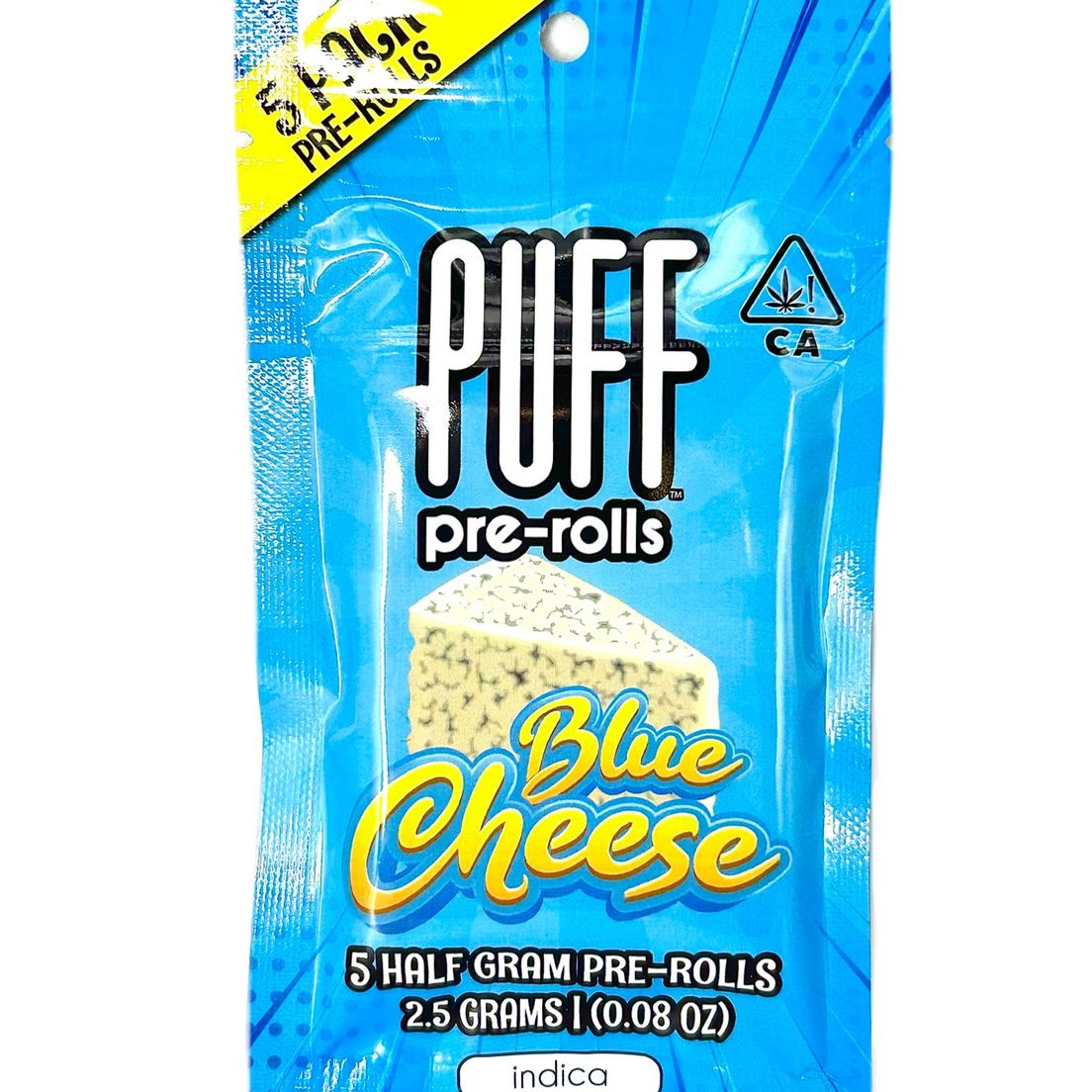 B2 GET PREROLL - PUFF - Blue Cheese - Pre-Roll 5pk x 0.5g= 2.5g
