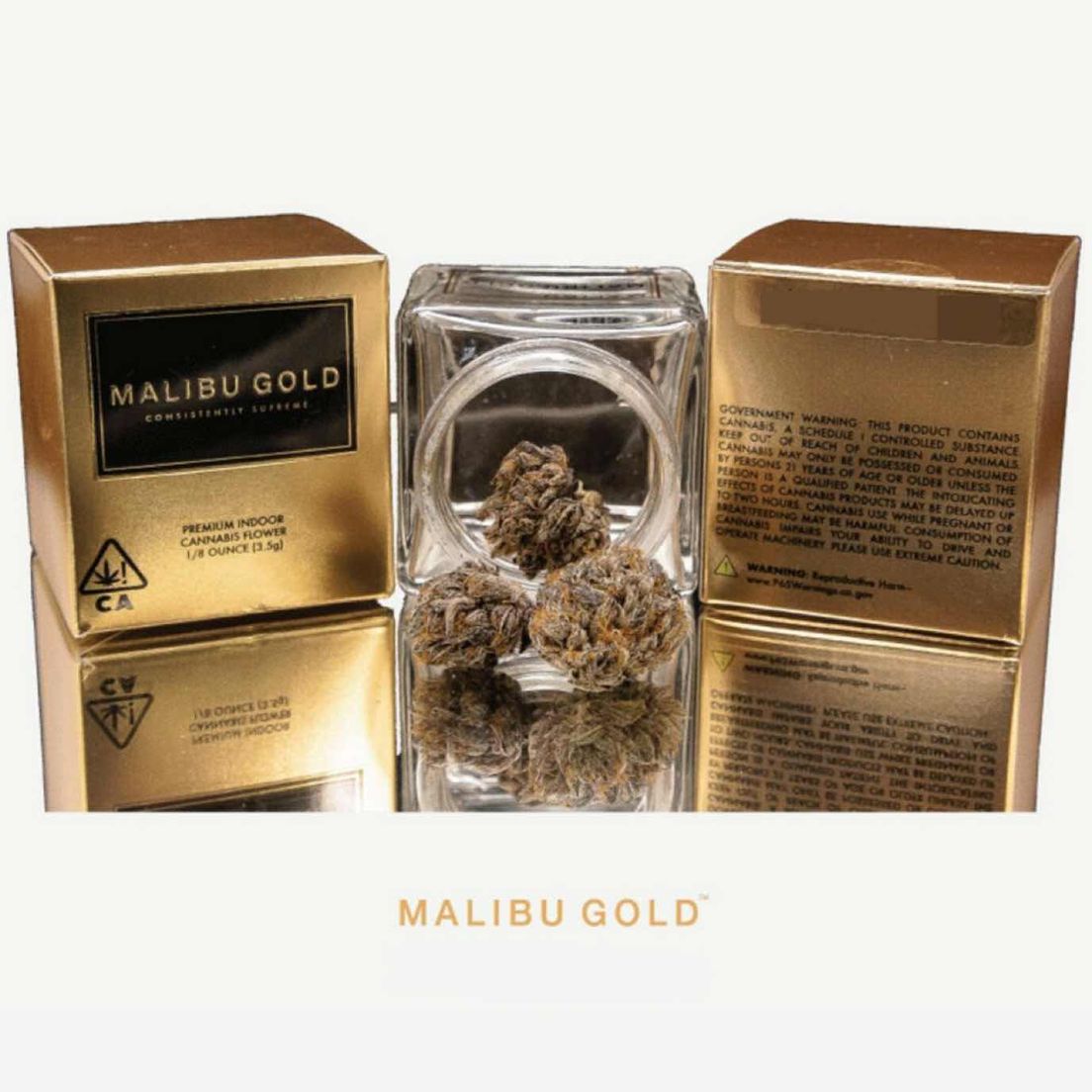1. Malibu Gold 3.5g Flower - 9/10 - 24K Cake **SALE!**