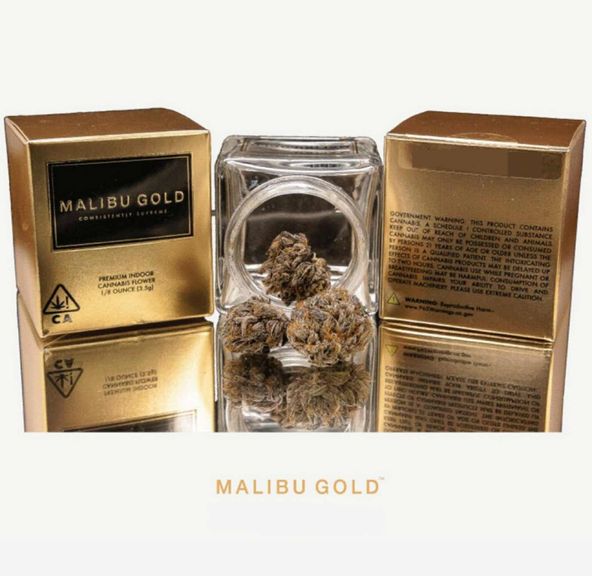 1. Malibu Gold 3.5g Flower - 9/10 - 24K Cake **SALE!**