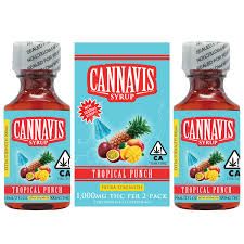 Cannavis Syrup 500mg Tropical Punch 2pk $30