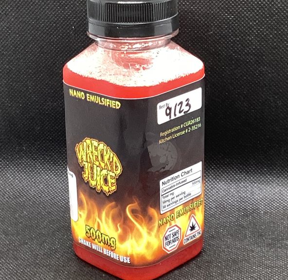 207 Edibles- Fruit Punch- Get Wrecked- Drink- NANO- 500mg