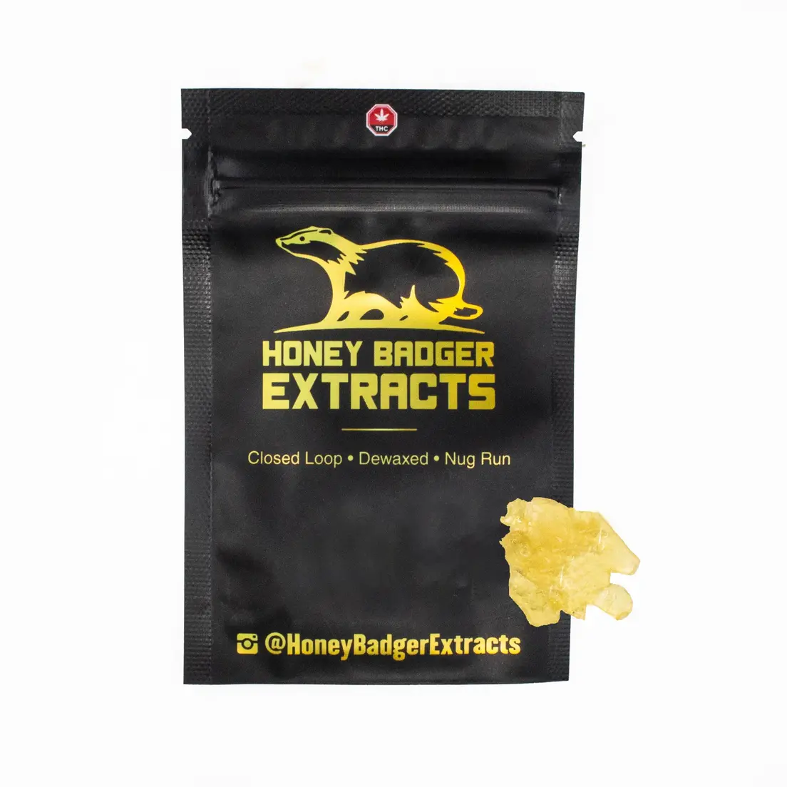 1G Ghost Train Haze Sativa Shatter by Honey Badger