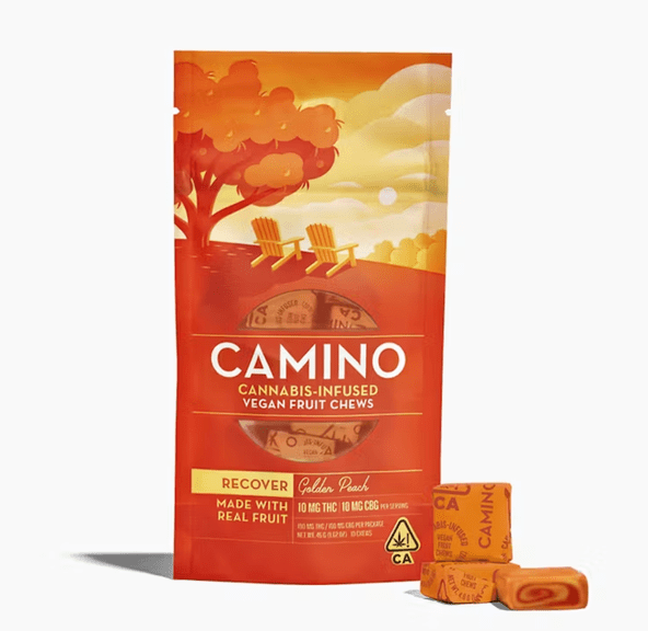 Camino Golden Peach 'Recover' Fruit Chews