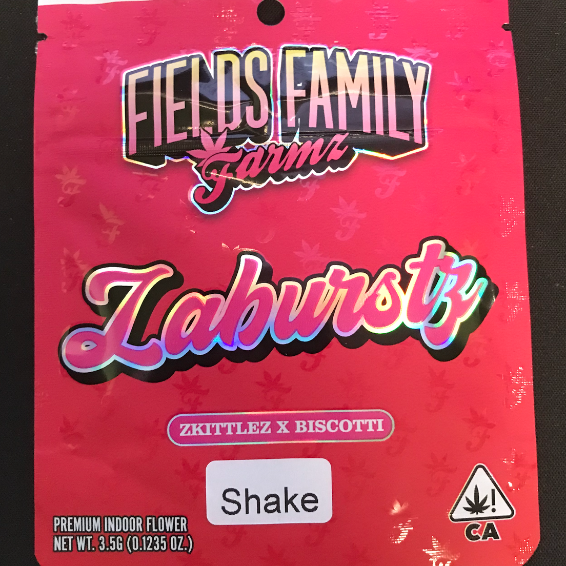 Fields Family Farmz Zaburstz 3.5g Shake 30%
