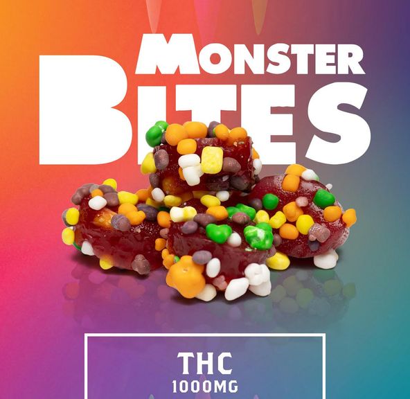 1000mg THC Monster Bites Gummies